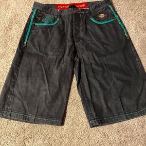 Vintage Crown Holder Jeans Shorts Size 38”